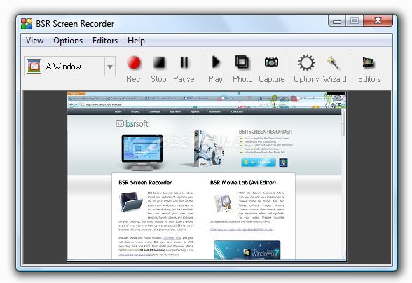 BSR Screen Recorder Ekran Görüntüsü - Gezginler