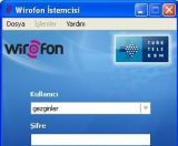 Wirofon İstemcisi screenshot