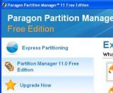 Paragon Partition Manager Express screenshot