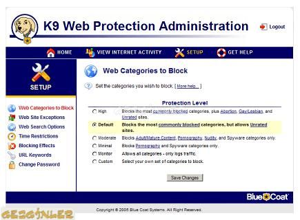 k9 web protection proxy