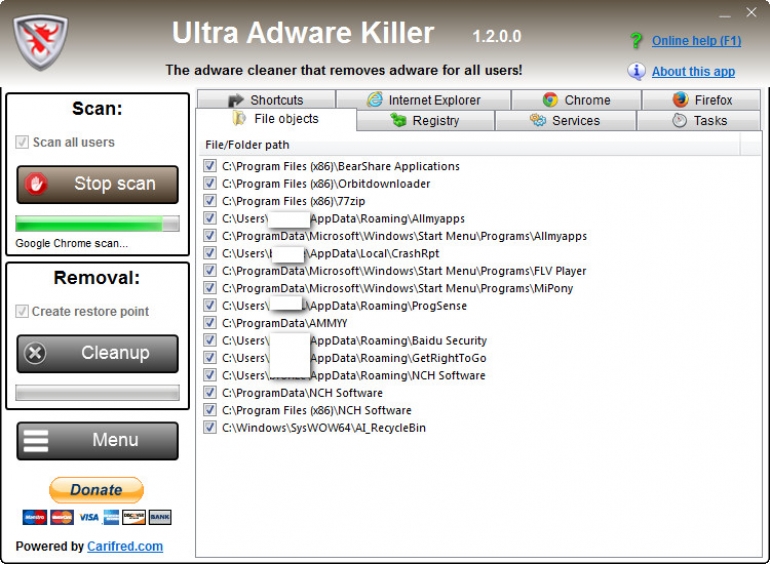 ultra adware killer bom