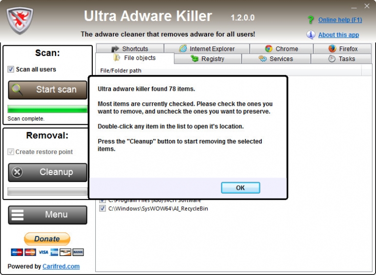 adware cleaner gezginler