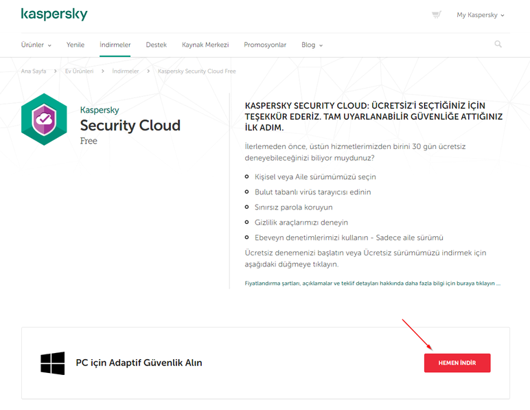 is kaspersky security cloud free good