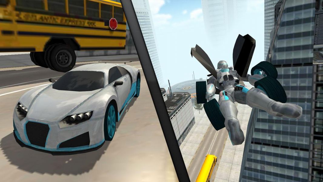 Flying Car Robot Simulator İndir (Android) - Gezginler Mobil