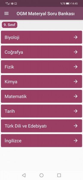 OGM Materyal Soru Bankası İndir (Android) - Gezginler Mobil